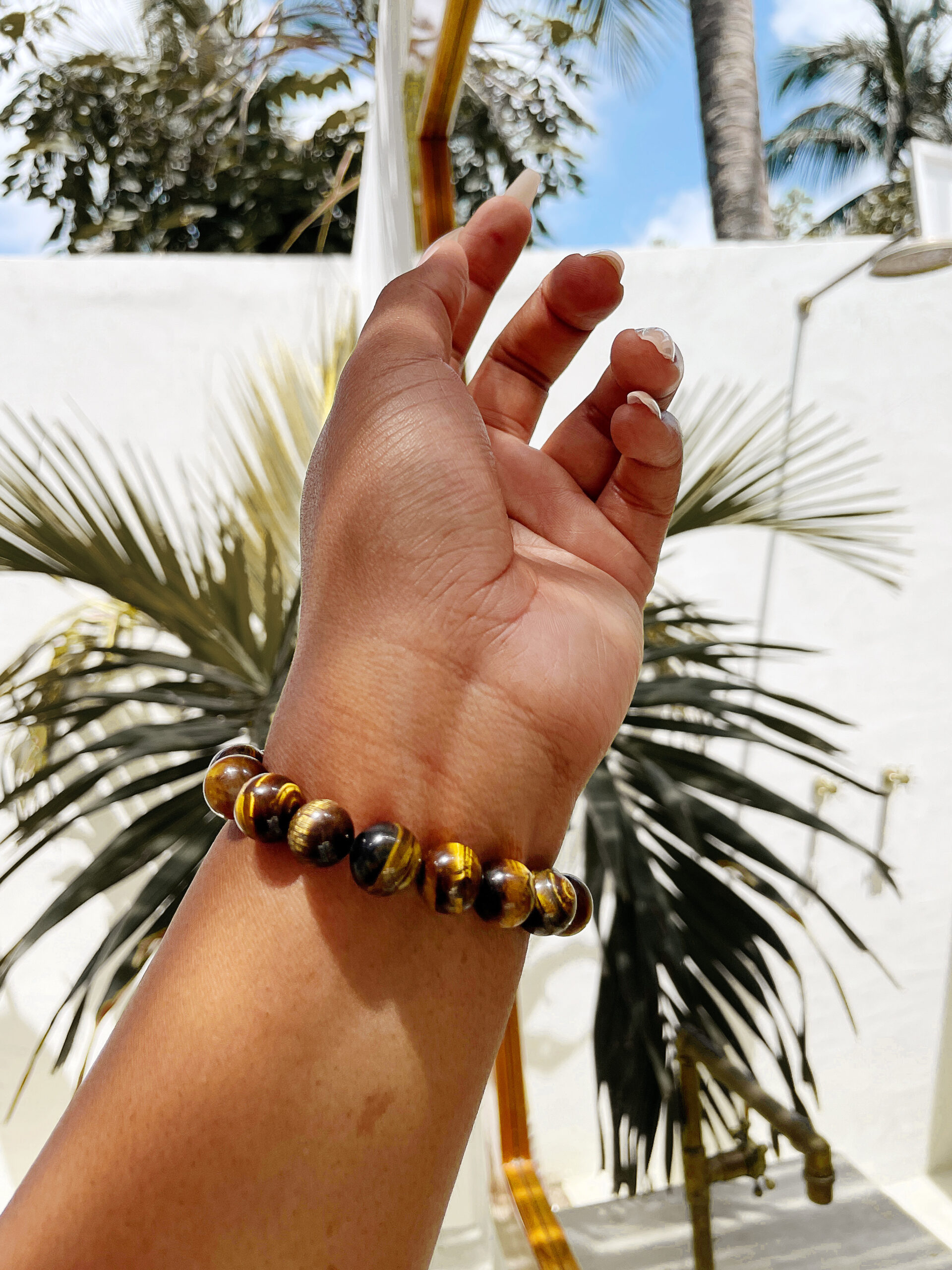 black owned jewelry, sustainable jewelry, Bandele Muse, Coco Bates, Tigers Eye Bracelet