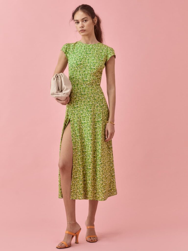 The Reformation Floral Dress, The Reformation Flower Dress, floral print long frocks,&nbsp;floral print frocks for ladies,&nbsp;colourful floral dress,&nbsp;printed short frock,&nbsp;floral colour dress,&nbsp;floral wrap tea dress,&nbsp;floral print short frocks,&nbsp;floral print dresses online, trendy floral printed dresses for summer, cuter floral printed dresses for summer,&nbsp;